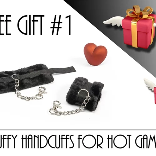 Free Gift 1 - Fluffy Handcuffs for the Sex Swing PRIVATE EUPHORIA