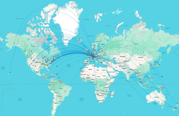 Worldwide shipping - customers around the world