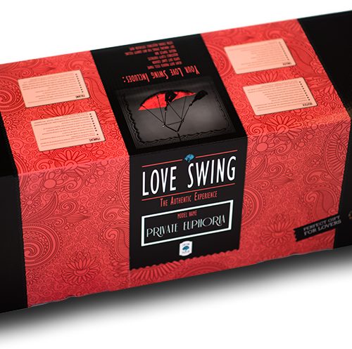 Product box of the sex swing "Private Euphoria"