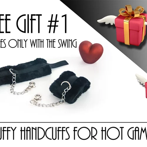 Free Gift 1 - Fluffy Handcuffs for the Sex Swing PRIVATE EUPHORIA