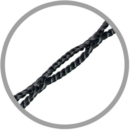 Woven-in loops of the special rope